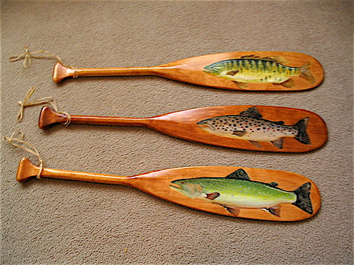 Paddles with Fish
